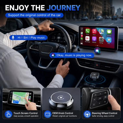 DriveSync™ Pro – Wireless CarPlay & Android Auto